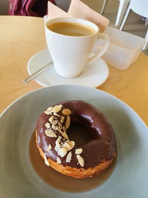 Vegan donut at Real Food 真食 - Yishun in North Singapore