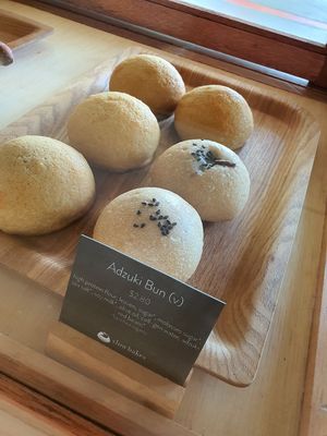 Vegan red bean bun at Real Food 真食 - Yishun in North Singapore