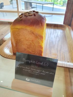 Pumpkin loaf at Real Food 真食 - Yishun in North Singapore