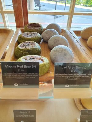 Vegan Match Red bean & Earl Grey bun at Real Food 真食 - Yishun in North Singapore