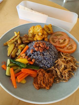 Vegan Nasi Lemak at Real Food 真食 - Yishun in North Singapore