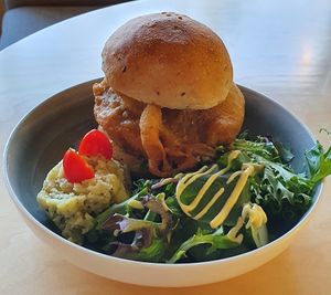 Portobello Herb Burger🍔 at Real Food 真食 - Yishun in North Singapore