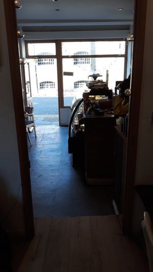 Inside at Cinnamon Coffee Shop in London