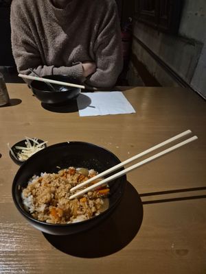 Tofu japanese curry at Sub Scene in Oslo