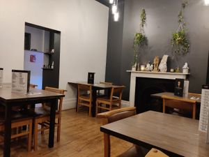 Dining room at Fat Master's Pizzeria in Cheltenham