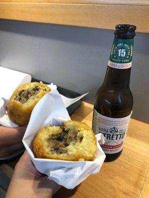The Arancini  at stritFUD in Taormina