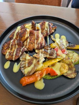 Soy filets at Ovàl in Thessaloniki