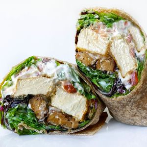 Vegan Clubhouse Wrap  at Fresh on Sunset in West Hollywood