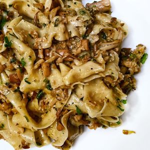 Vegan Wild Mushroom Ragù Pasta at Fresh on Sunset in West Hollywood