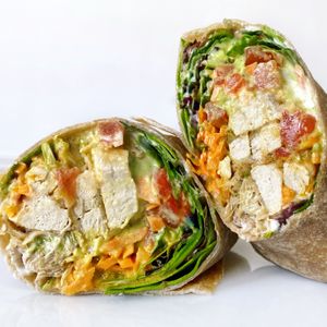 Buffalo Chick’n Wrap  at Fresh on Sunset in West Hollywood