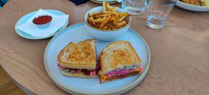 Reuben sandwich (special of the day) at Fresh on Sunset in West Hollywood
