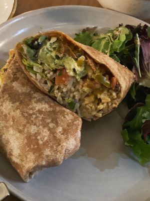 buffalo wrap, not a big fan at Fresh on Sunset in West Hollywood