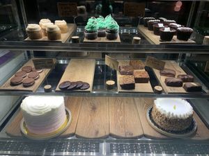 Me: indecisive...
Husband: carrot cake it is! at Fresh on Sunset in West Hollywood