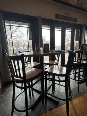 Window seat  at Gas Lamp Grille in Newport