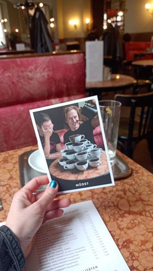  at Café Eiles in Vienna