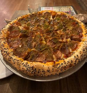 Pepperoni strikes backk  at Rise Above Pizza & Wings in Hamilton