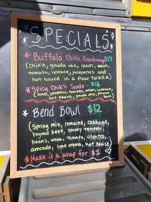 Specials  at Toasty in Bend