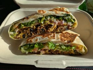 Nacho crunchwrap at Toasty in Bend