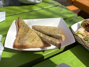 Garlic bread   at Toasty in Bend