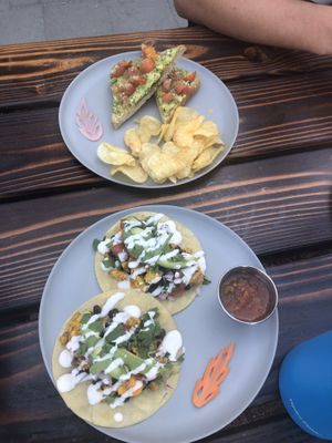 Tacos and Avocado Toast at Toasty in Bend