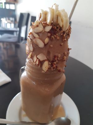 Peanut butter smoothie ♥️ at Kinatia in Los Mochis