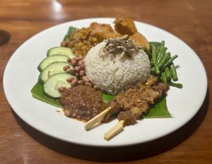 Nasi lemak special (requested for no egg)  at Seed in Ipoh