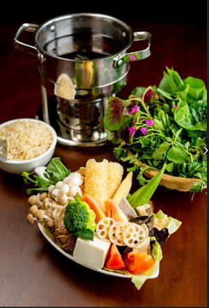Mini hotpot (vegan) at Seed in Ipoh