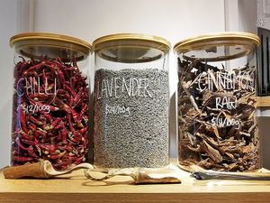 Bulk Spices at Live Zero Bulk Foods in Hong Kong Island