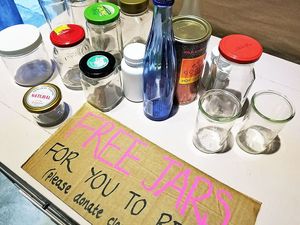 Reuseable Jars at Live Zero Bulk Foods in Hong Kong Island