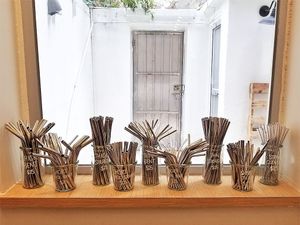 Re-usable Metal Straws at Live Zero Bulk Foods in Hong Kong Island