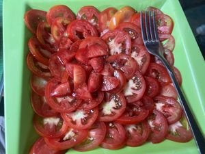 Tomato salad   at Coco Loco in Anda