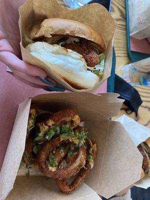 onion rang  at BeetBox in Vancouver