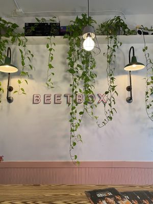 Awesome plants inside  at BeetBox in Vancouver