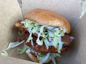  Chicken sandwich  at BeetBox in Vancouver