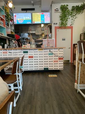 Pay at the front when ordering  at BeetBox in Vancouver