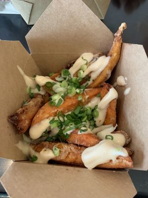 Yam wedges - SO Amazing!!!!  at BeetBox in Vancouver