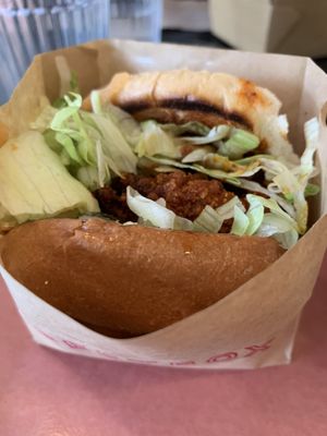 Nashville Fried Chick-Un Sandwich at BeetBox in Vancouver