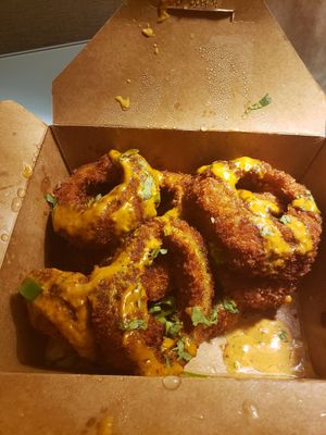 Onion rings at BeetBox in Vancouver