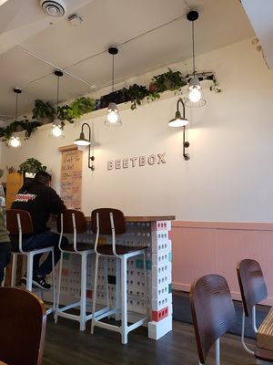 Cute restaurant... vegan fast food! at BeetBox in Vancouver
