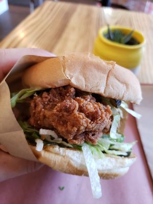 Chick-un sandwich. 👌 at BeetBox in Vancouver