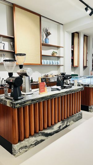 main bar  at CODOS Coffee in Hamburg