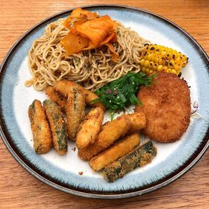 Vegetarian ramen plate at Sober Ramen in Geelong
