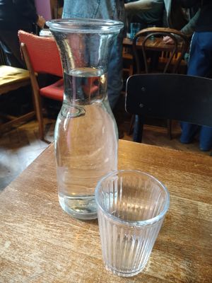 water free of charge, yay! at Yatta Ramen in Warsaw