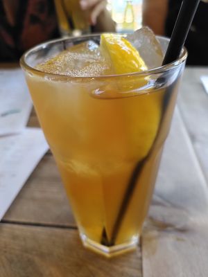 Homemade iced tea (September 2022) at Fancy Hank's in York