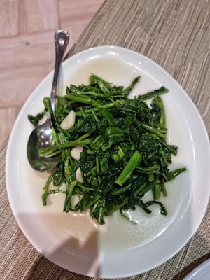 Water spinach at Capitale Della Cina in Florence