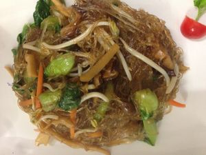 Soy Noodles with Mushroom and Bamboo at Capitale Della Cina in Florence