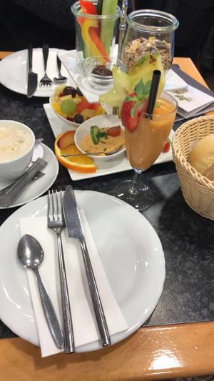 vegan breakfast at Kaiser in Bad Kissingen
