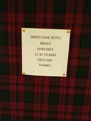 Opening hourd at Smoo Cave Hotel in Lairg