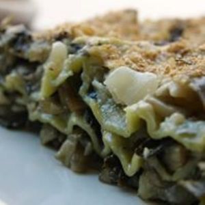 lasaña de espinacas at MacroVital in Alcoi