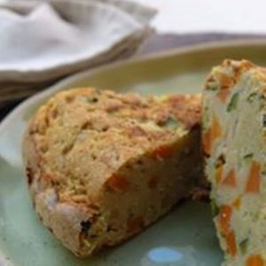 tortilla de lenteja roja at MacroVital in Alcoi